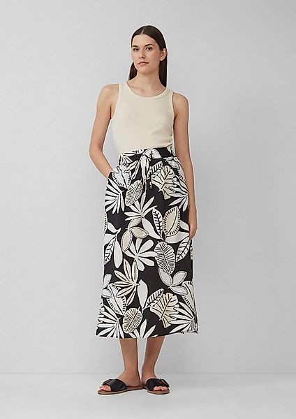 s.Oliver Midirock Rock Strukturierter Midirock aus Viskosemix günstig online kaufen