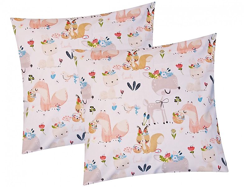 Heubergshop Kissenbezug, (2 Stück), 40x40cm Fuchs günstig online kaufen