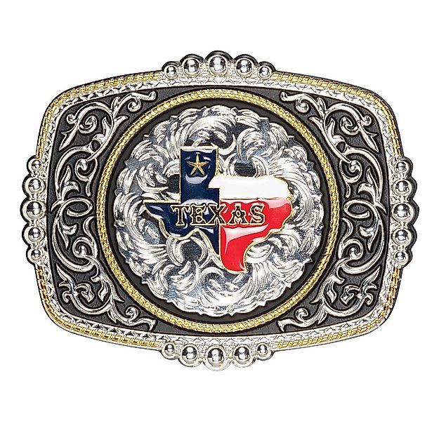 Stars & Stripes Gürtelschnalle GS-609 Texas Western Gürtelschließe XXL Rode günstig online kaufen