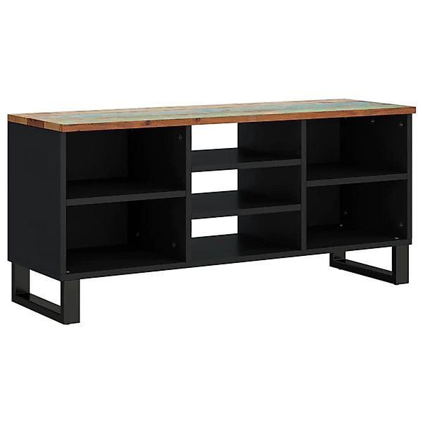 Vidaxl Tv-schrank 100x33x46 Cm Altholz Massiv & Holzwerkstoff günstig online kaufen