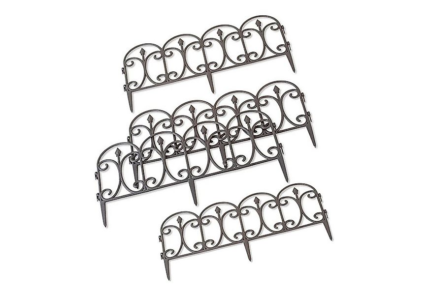 HTI-Living Beetbegrenzung Zierzaun Schnörkel Nessa, LxH: 60.5x32.5 cm, Set, günstig online kaufen