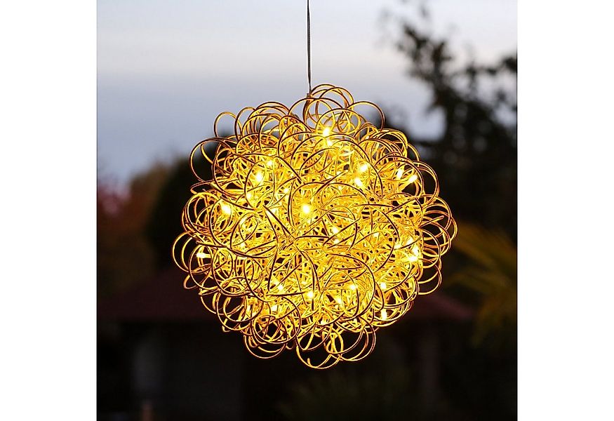 MARELIDA LED Kugelleuchte LED 3D Drahtkugel SPHERE Leuchtkugel Ball 30cm 50 günstig online kaufen