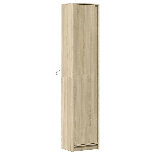 vidaXL Highboard mit LED-Beleuchtung Sonoma-Eiche 41,5x32,5x200 cm 3307900 günstig online kaufen