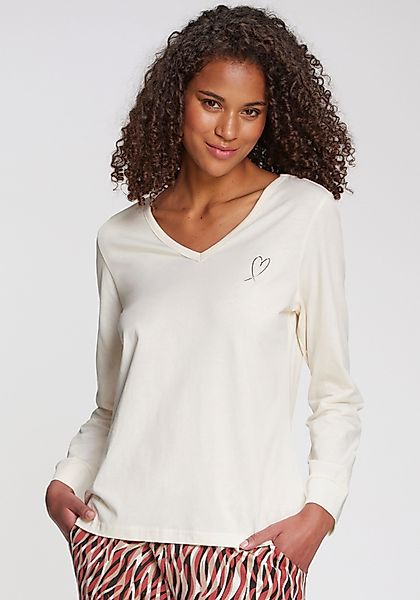 Vivance Dreams Longsleeve mit kleinem Herzprint günstig online kaufen