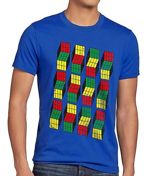 style3 T-Shirt Cubes Sheldon Würfel rubik zauberwürfel the big bang theory günstig online kaufen