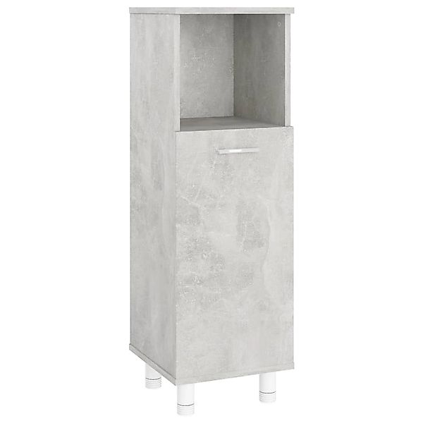 Badezimmerschrank Betongrau 30x30x95 Cm Spanplatte günstig online kaufen