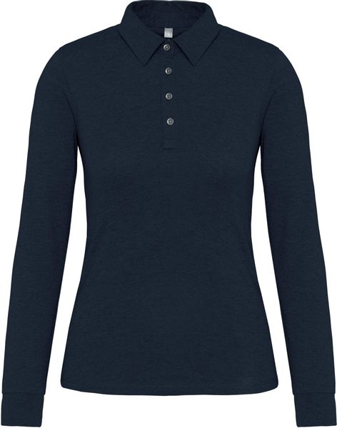 Kariban Langarm-Poloshirt Langarm-Polohemd für Damen aus günstig online kaufen