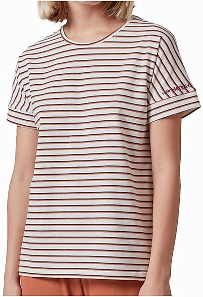 Skiny Pyjamaoberteil Skiny Damen Schlafanzug Shirt (1-tlg) Modernes Streife günstig online kaufen