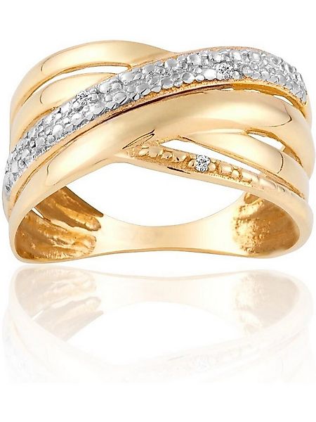 CHRIST Diamantring CHRIST Damen-Damenring 585er Gelbgold 4 Diamant günstig online kaufen