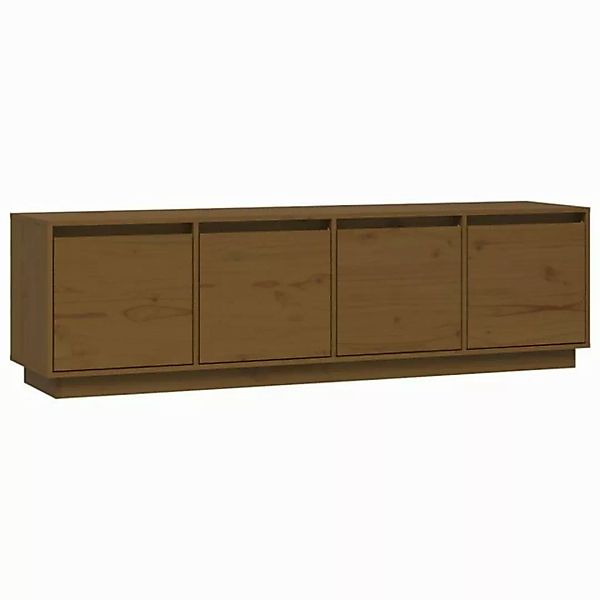 furnicato TV-Schrank Honigbraun 156x37x45 cm Massivholz Kiefer (1-St) günstig online kaufen