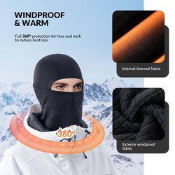 ROCKBROS Sturmhaube Warme Winddichte Atmungsaktive Sturmmaske günstig online kaufen
