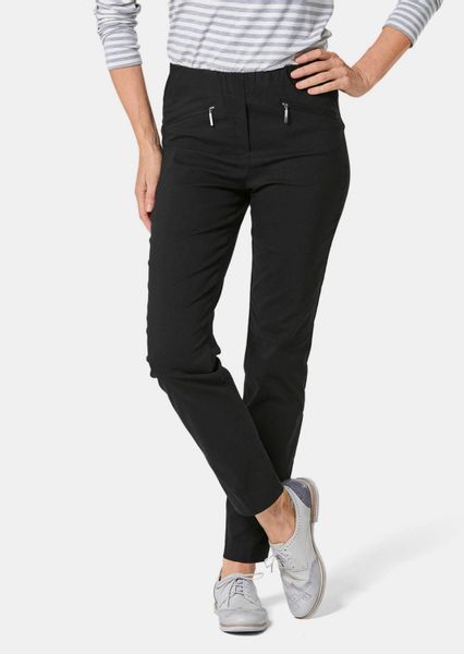 GOLDNER Stoffhose Schlupfhose LOUISA mit Steppnähten günstig online kaufen