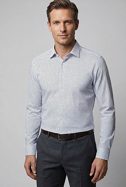 DESOTO Langarmhemd "Jerseyhemd Casual Kent" günstig online kaufen