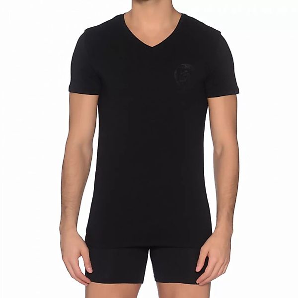 Diesel V-Neck T-Shirt, schwarz günstig online kaufen