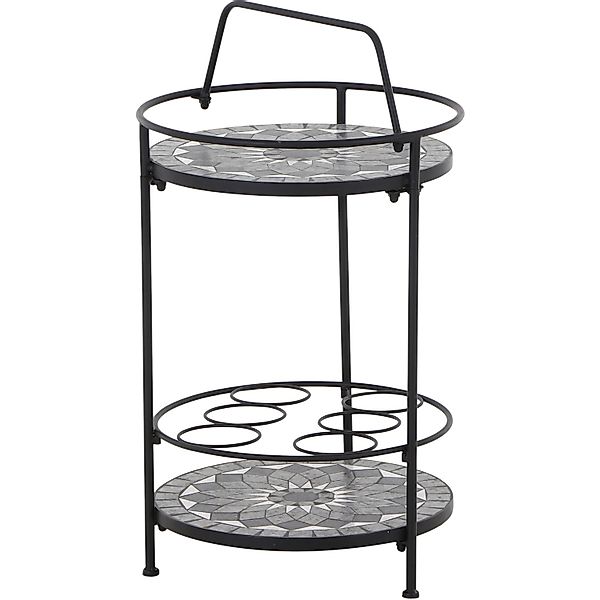 GAUTZSCH Blumentisch in matt schwarz, dunkelgrau günstig online kaufen