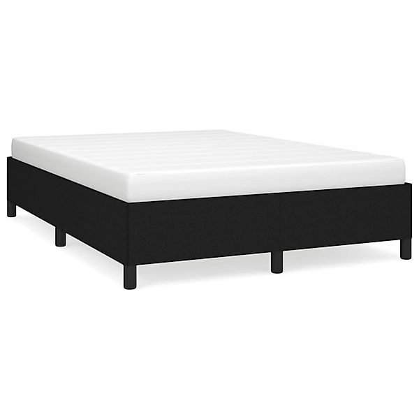vidaXL Bettgestell Schwarz 140x190 cm Stoff Modell 41357161 günstig online kaufen