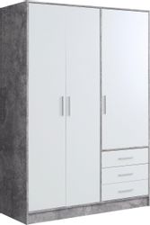 FORTE Kleiderschrank "Jupiter, Made in Europe, mit Schubladen" Maße (T/H): günstig online kaufen