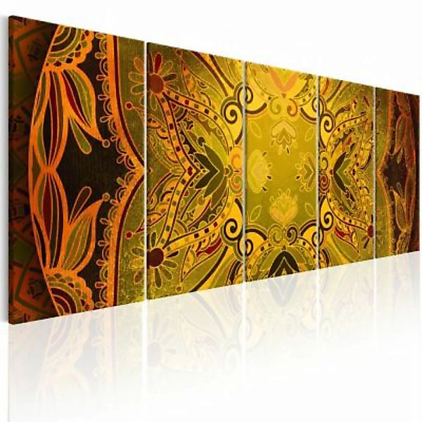 artgeist Wandbild Mandala: Flowery Wings mehrfarbig Gr. 200 x 80 günstig online kaufen