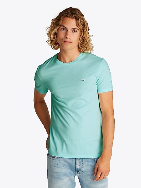 Tommy Jeans T-Shirt "TJM XSLIM JASPE HTR TEE EXT", Mit Rundhalsausschnitt günstig online kaufen