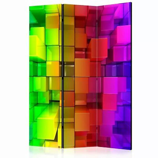 artgeist Paravent Colour jigsaw [Room Dividers] mehrfarbig Gr. 135 x 172 günstig online kaufen
