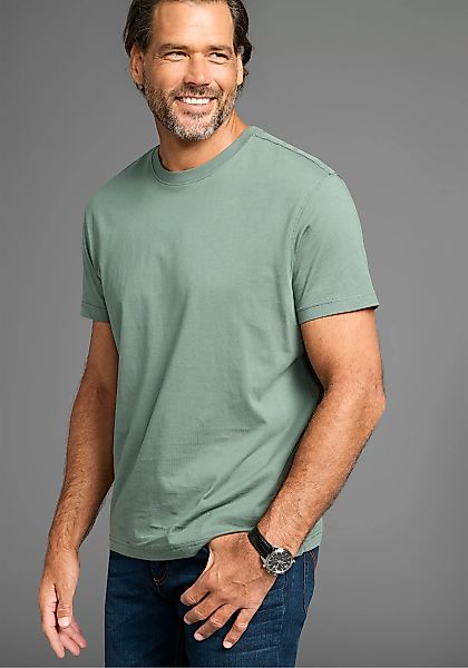 Mans World T-Shirt "neue Farben", (3er-Pack), Kurzarm, unifarben, Rundhals, günstig online kaufen