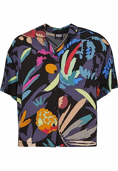 URBAN CLASSICS T-Shirt "Urban Classics Damen Ladies Resort Shirt" 1 Stk. günstig online kaufen