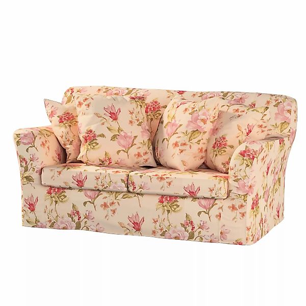 Bezug für Tomelilla 2-Sitzer Sofa nicht ausklappbar, creme-rosa, Sofahusse, günstig online kaufen