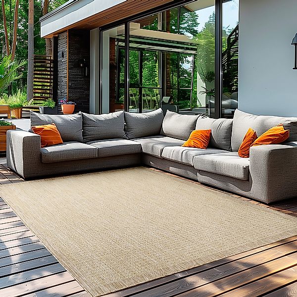 Teppium Outdoorteppich Unicolor - Einfarbig, Rechteckig, günstig online kaufen