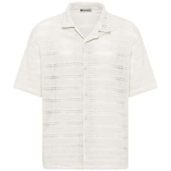 Dandalo  Hemdbluse Lucas Oversize Lapel Collar Short Sleeve Shirt günstig online kaufen