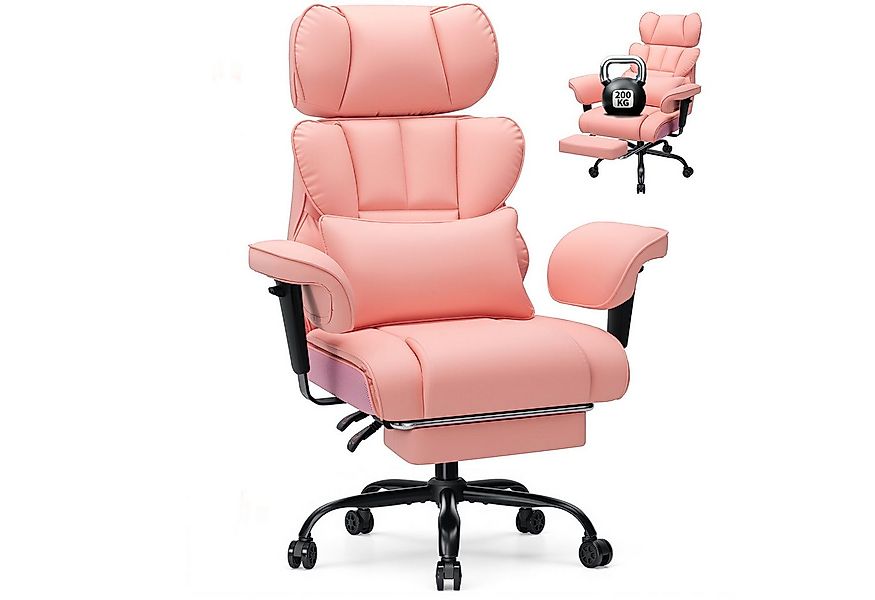 Hoffree Bürostuhl (ergonomisch Gaming-Stuhl Kunstleder), mit verstellbarer günstig online kaufen