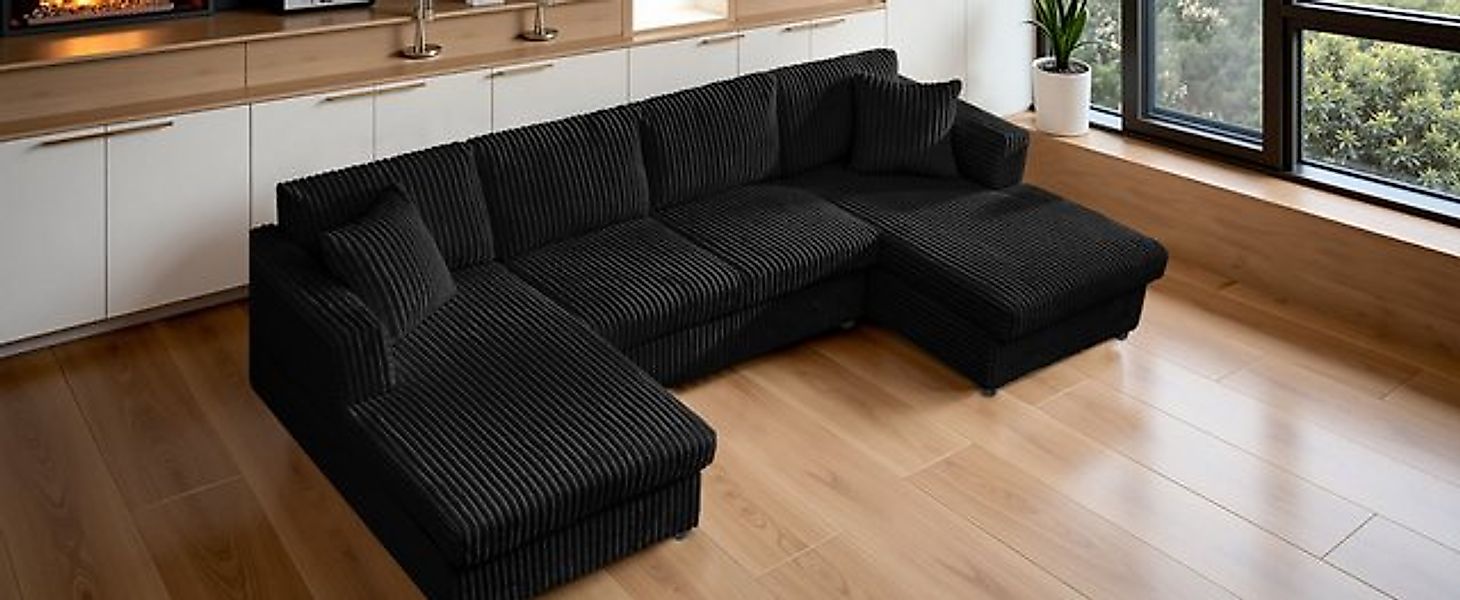 YHL Voyura Big-Sofa 4 Sitzer Übergroßes U-förmiges Modulares Sektionssofa günstig online kaufen