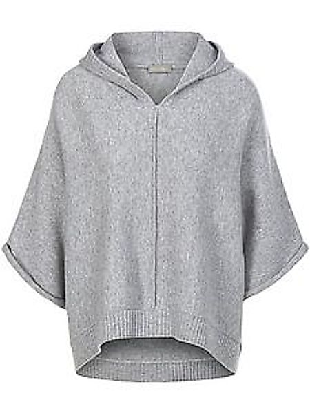 Hoodie-Pullover aus Schurwolle und Kaschmir include grau günstig online kaufen