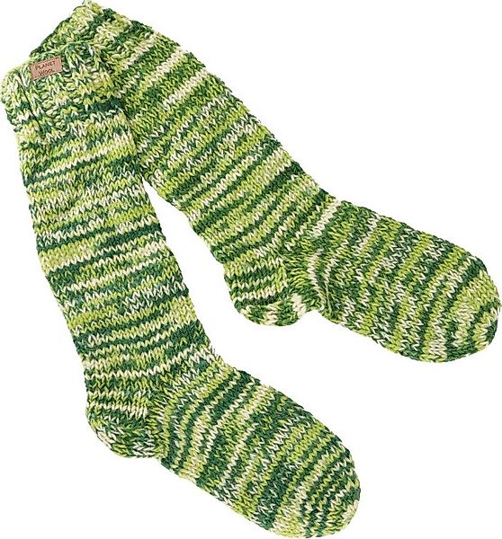 Guru-Shop Haussocken Handgestrickte Schafwollsocken, Haussocken,.. günstig online kaufen