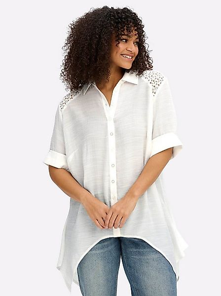 sheego by Joe Browns Klassische Bluse Halbarm-Bluse Kurzarm günstig online kaufen