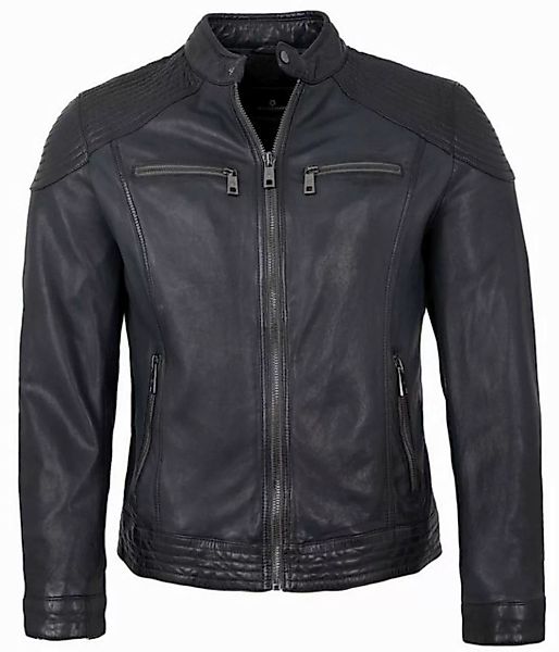 Milestone Lederjacke MSParker Milestone - Herren Lederjacke Lammnappa marin günstig online kaufen