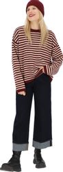 halsüberkopf Accessoires Strickpullover Streifen mit Rundhalsausschnitt günstig online kaufen