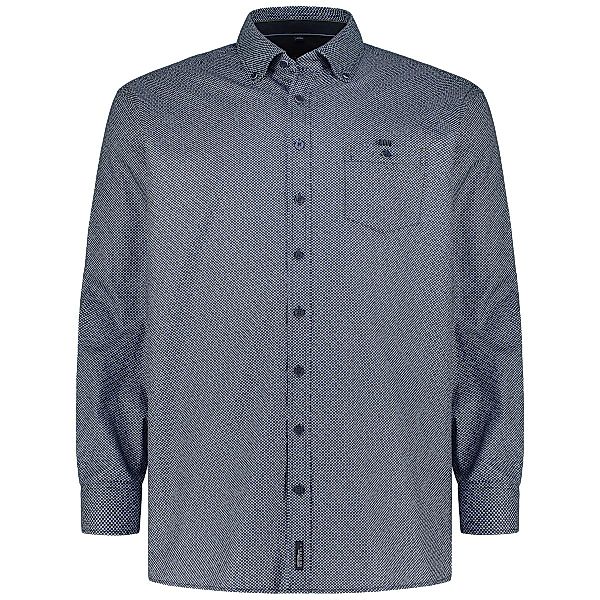 CASA MODA Freizeithemd mit Karomuster Farbe blau Größe: 4XL günstig online kaufen