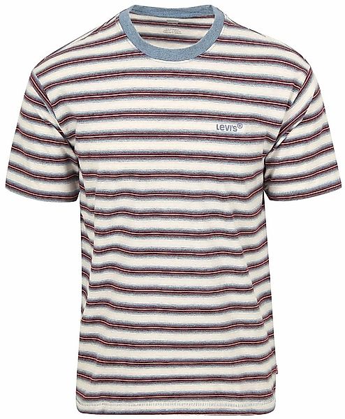 Levi's T-Shirt Red Vintage Stripe Porridge - Größe XL günstig online kaufen