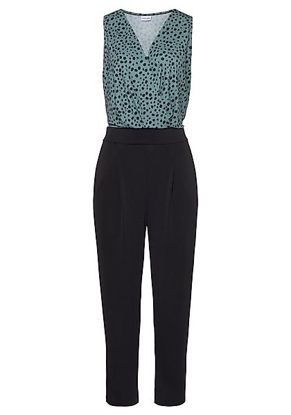 LASCANA Overall mit überlappendem Oberteil, eleganter Jumpsuit, Business-Lo günstig online kaufen