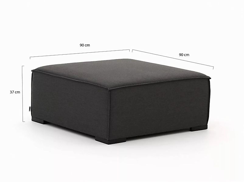 Il Tempo Cira Lounge Gartenhocker 90x90 cm günstig online kaufen