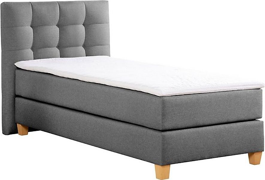 Home affaire Boxspringbett "Moulay", inkl. Topper, in 3 Härtegraden, TFK au günstig online kaufen