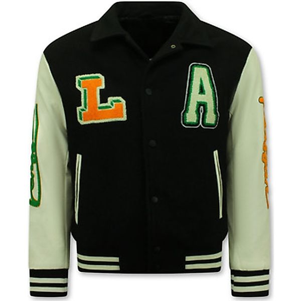 Enos  Blazer Bestickte Vintage Varsity Jacke Für günstig online kaufen