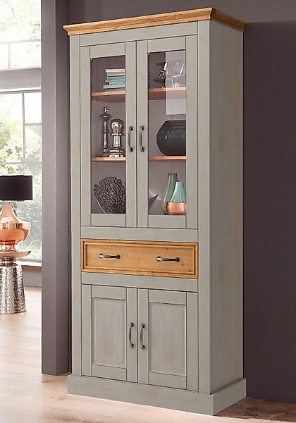 Home affaire Vitrine »Selma«, Höhe 180 cm (2-trg.) günstig online kaufen