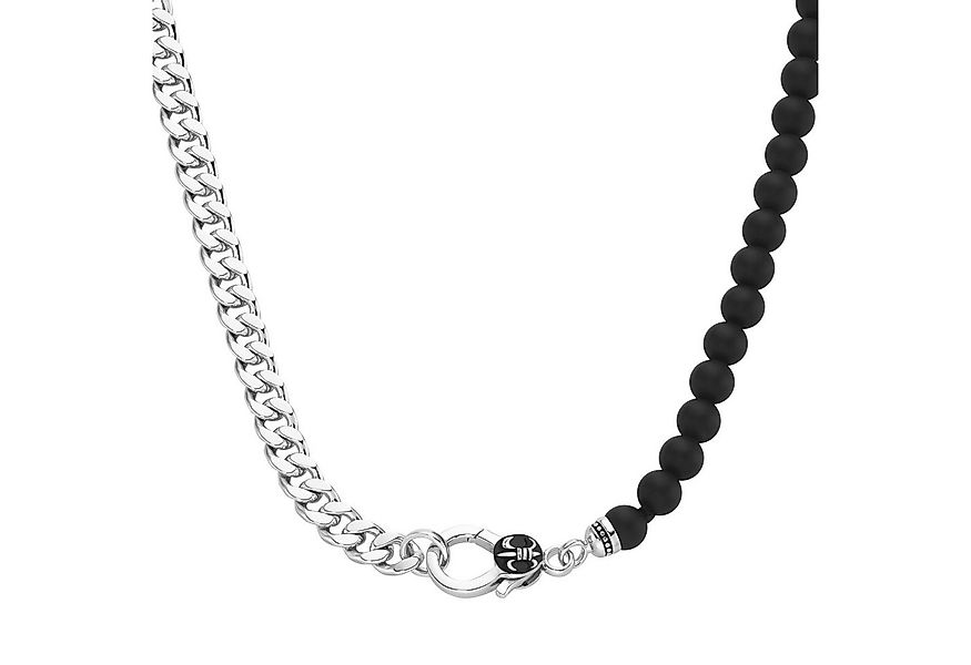 GIORGIO MARTELLO MILANO Collier Panzerkette, schwarzer Achat oder Perle, Si günstig online kaufen