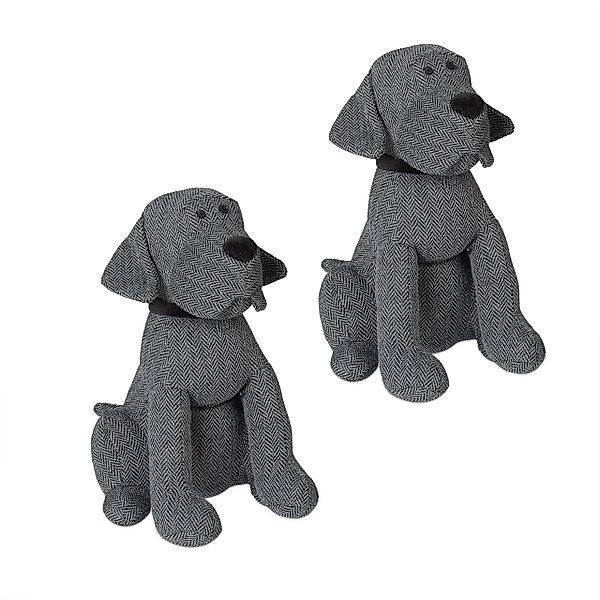 relaxdays Türstopper 2 x Stoff Türstopper günstig online kaufen