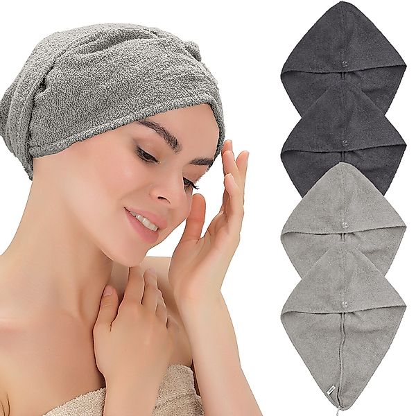 Emmy Home Turban-Handtuch Haarturban, 100% Baumwolle günstig online kaufen