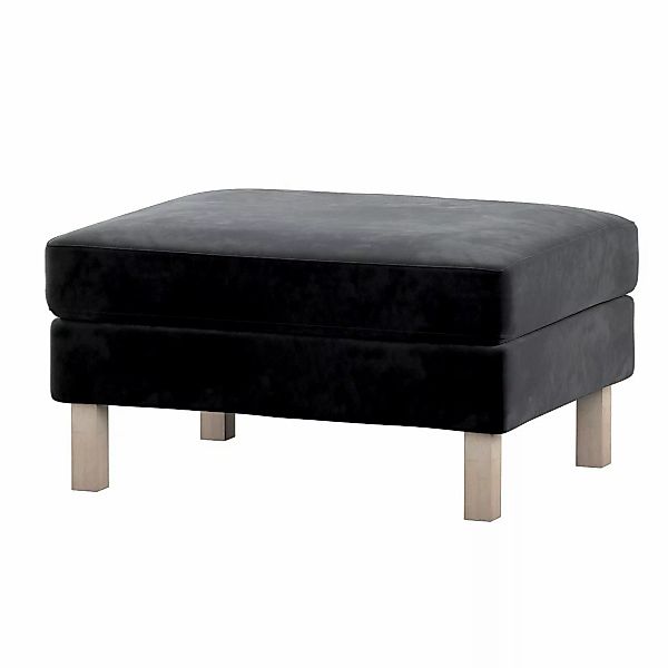 Bezug für Karlstad Hocker, schwarz, Husse, Karstadt Hocker, Velvet (704-17) günstig online kaufen