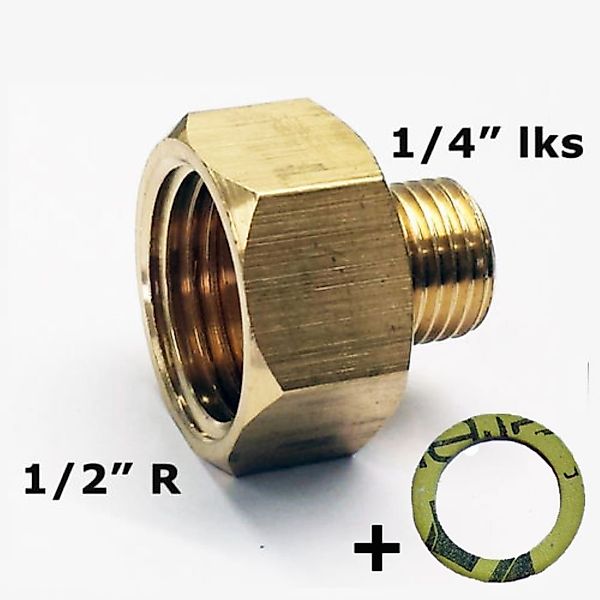 Phönix Germany Anschlussstück gs-a, (2-tlg), Übergang 1/2" R x 1/4" lks LPG günstig online kaufen
