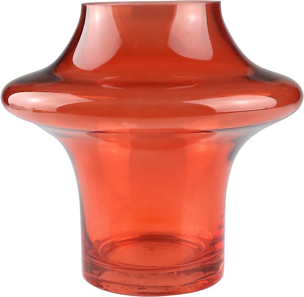 AM Design Dekovase Vibrant orangefarbene Glasvase, günstig online kaufen