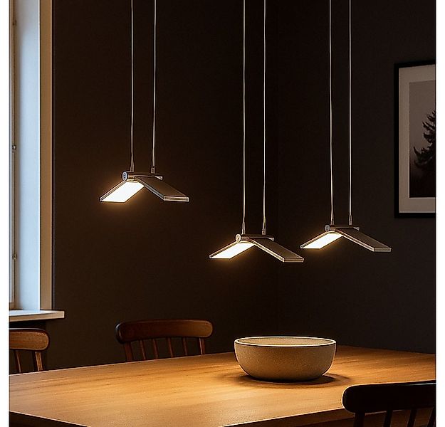 WOFI LED-Hängeleuchte, LED-Leuchtmittel fest verbaut, Warmweiß, Pendelleuch günstig online kaufen